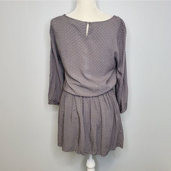 SOFT JOIE‎ dress Zandi gray star moon print drop waist rayon M - Picture 5 of 8